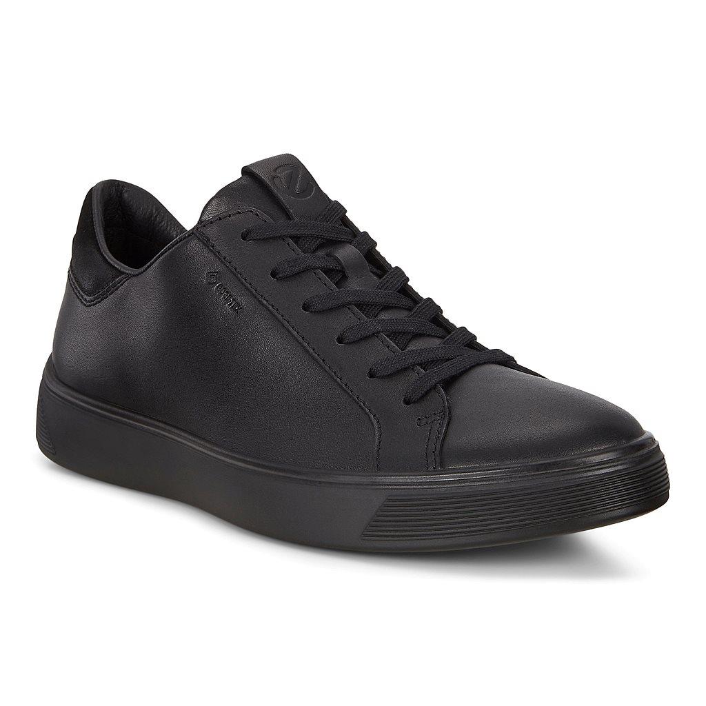 Gore-Tex Ecco Street Tray Homme Noir 8470-APTLE